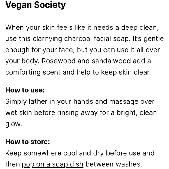 Lush charcoal face soap - Picture 3 of 4